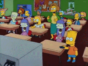 bartsimpsonclassscreaming